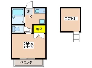 カーサ・コルザ杉田の物件間取画像